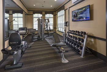 gym and workout room at Bridgepoint at Bayonne, Bayonne NJ, 07002 - Photo Gallery 5