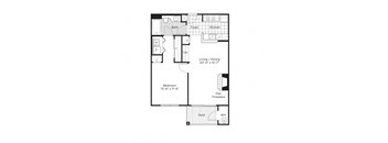 a floor plan of a bedroom floor plan