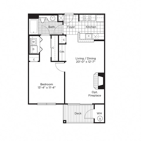 a floor plan of a bedroom floor plan