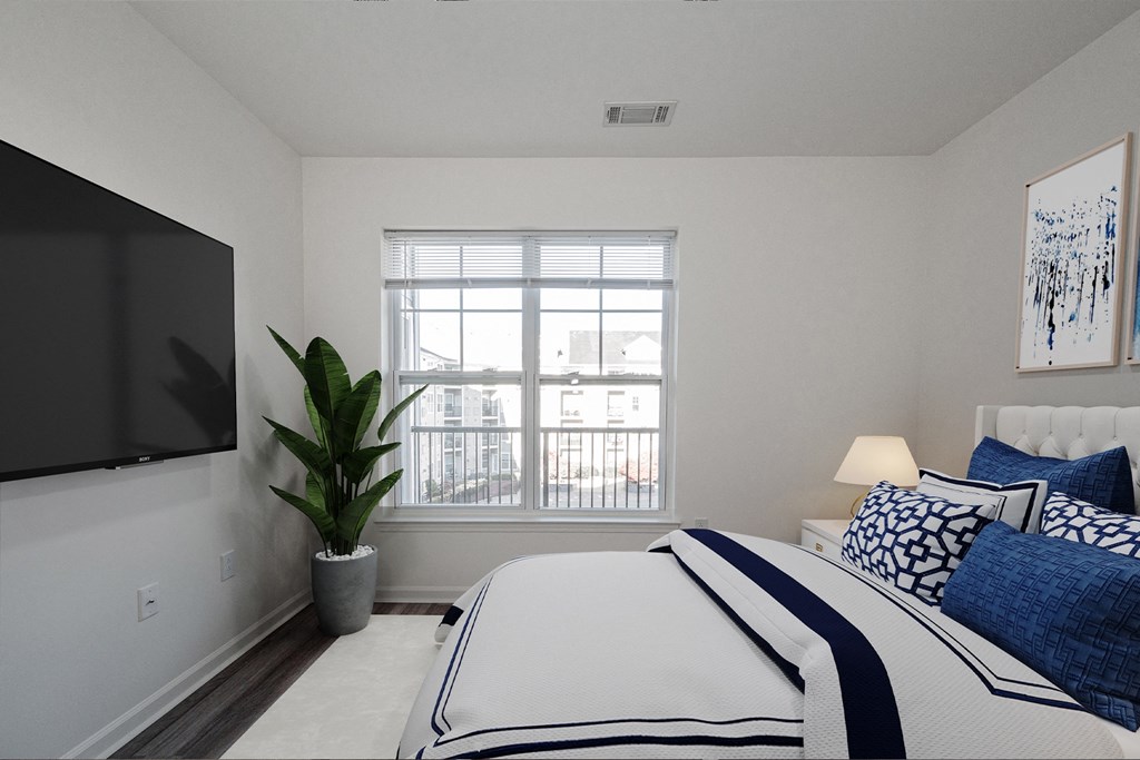 The Confluence at Norwalk Resort Style Apartments in Norwalk, CT_ Large Bedroom