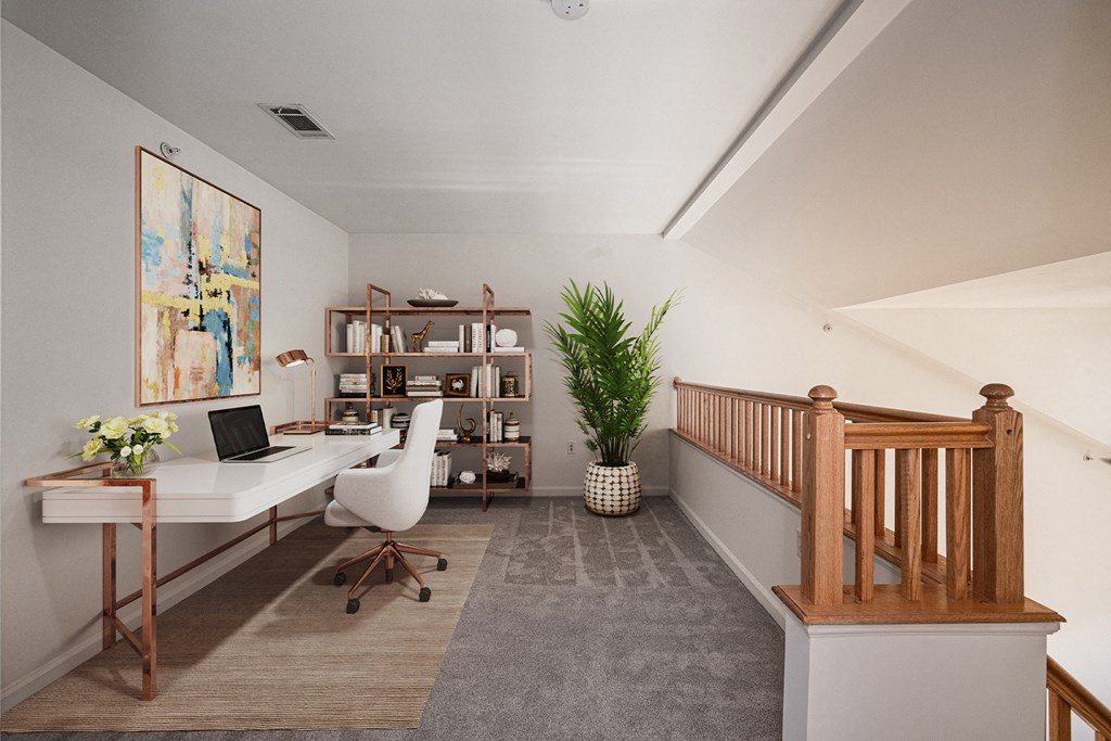 The Confluence at Norwalk Resort Style Apartments in Norwalk, CT_ Open Floor Plan Style Apartment with Loft