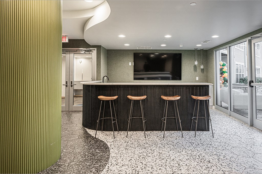 The Confluence at Norwalk Resort Style Apartments in Norwalk, CT_ Resident Bar