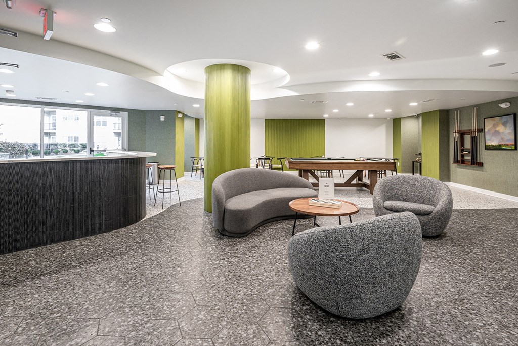 The Confluence at Norwalk Resort Style Apartments in Norwalk, CT_ Resident Lounge with WiFi