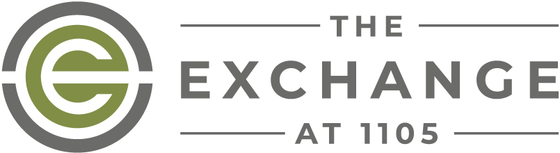The logo for The Exchange at 1105.