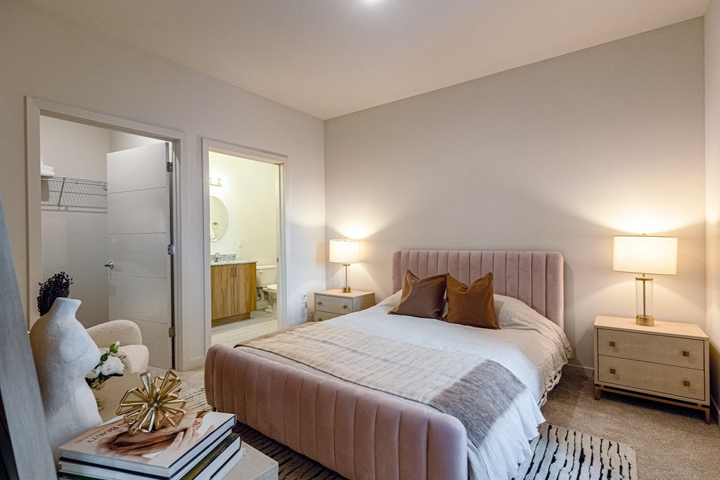 Master Bedroom with Bathroom Ensuite at The Botanic, Carteret, New Jersey