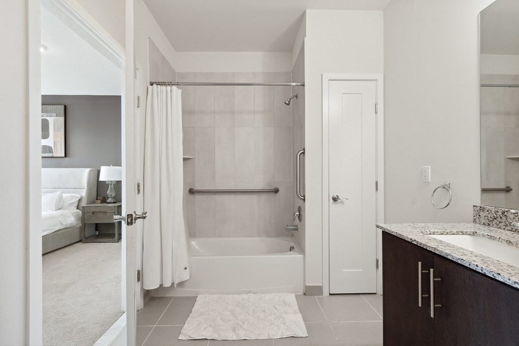 Spa-like bathroom at The Lofts at Middlesex