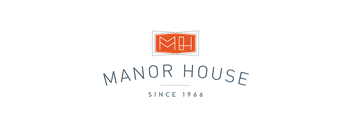 A logo with the text "Manor House" and "Since 1966" below it.