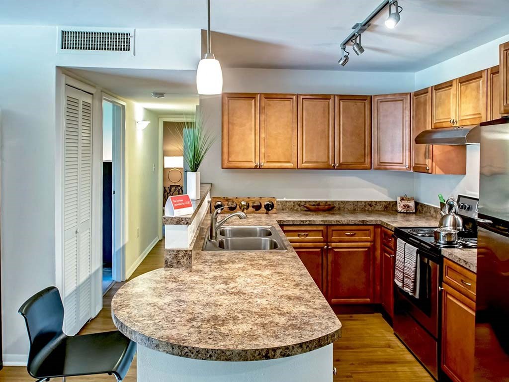 Granite Counter Tops In Kitchen at The Crest at Princeton Meadows, New Jersey