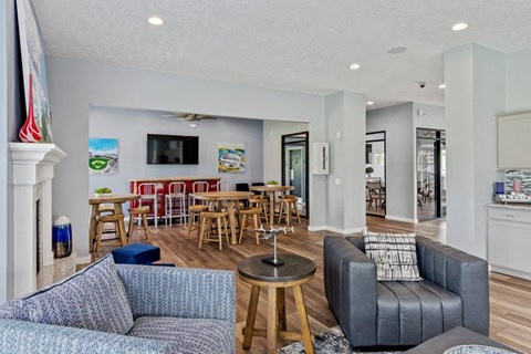 Large clubhouse for resident use at The Villages of Florence and Weaver Mill