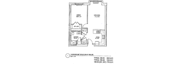 the floor plan of the condo
