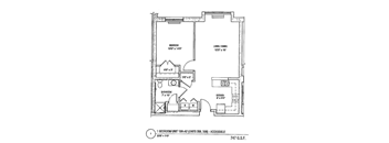 the plan of the third floor of the house showing the floor plan with the bedrooms