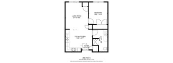 A black and white image of a floor plan for a house.