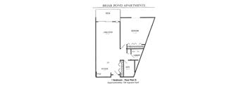 the floor plan of the bridal fond apartments