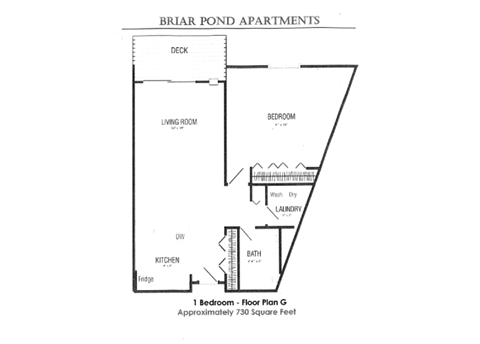 the floor plan of the bridal fond apartments