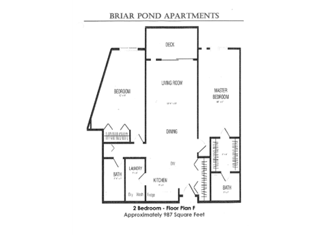 the floor plan of the braun pond apartments