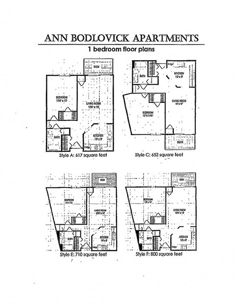the floor plans of three different floors of a house