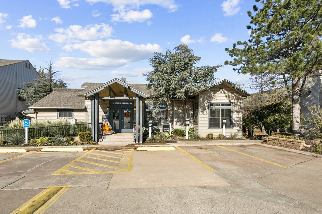 the building where the apartment is located