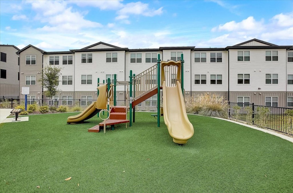 our apartments have a playground for your kids to play