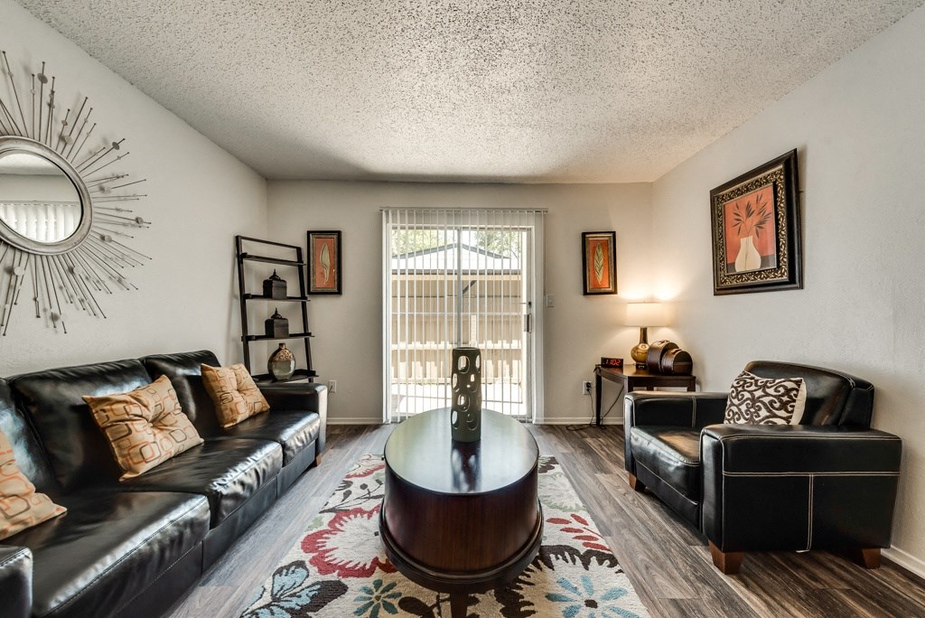 the living room of our two bedroom apartment atrium at our apartments