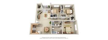 a floor plan is shown in this illustration