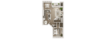 a floor plan of a 3 bedroom apartment