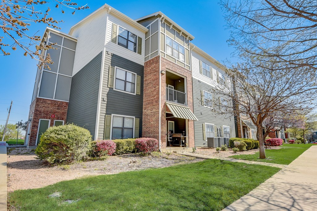 our apartments at the district feature a spacious living room with a fireplace