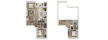 a floor plan of a house