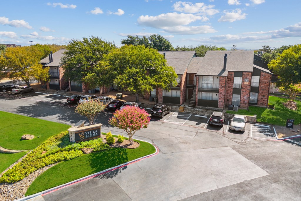 our apartments offer a parking lot