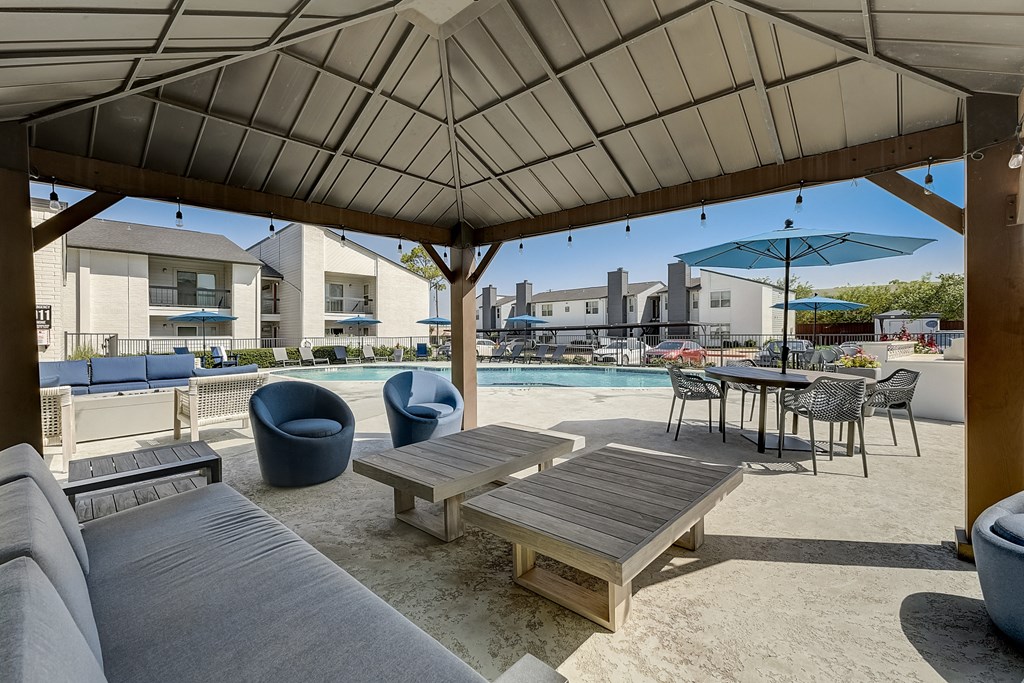 take a dip in the pool at villas at houston levee west apartments in cord
