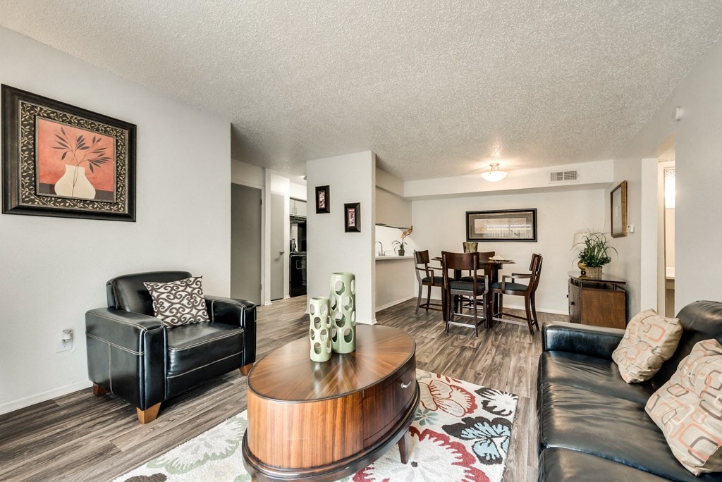 the living room of our two bedroom apartment atrium at our apartments