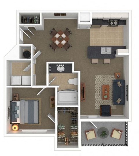 a floor plan of a house with bedrooms and a living room