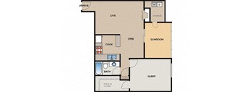 a floor plan of a house