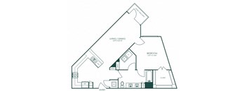 a black and white floor plan of a house