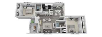 a 1 bedroom 2400 sq ft floor plan
