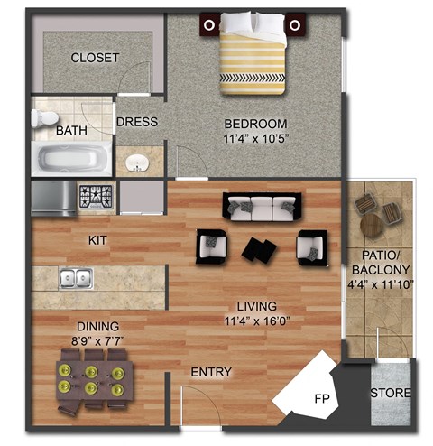 681 North Saginaw Boulevard 1-2 Beds Apartment for Rent - Photo Gallery 42