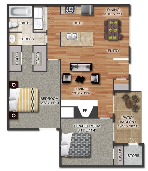 681 North Saginaw Boulevard 1-2 Beds Apartment for Rent - Photo Gallery 45