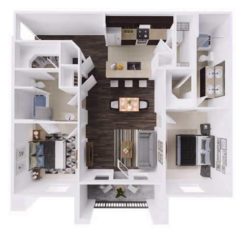 a floor plan of the crossings at carlsbad apartments