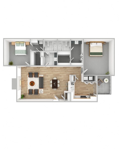 bedroom floor plan an in 2d