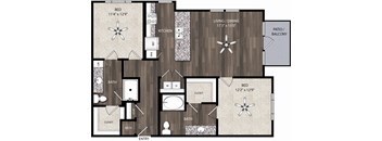 a floor plan of a living room with furniture and a fireplace