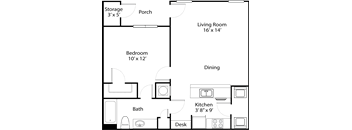 a floor plan of a house