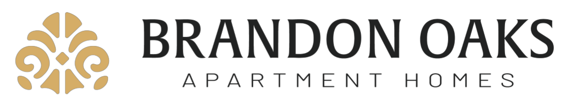 The image is a logo for Brandon Oaks Apartment Homes.