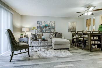living area pecan creek apartments - Photo Gallery 5