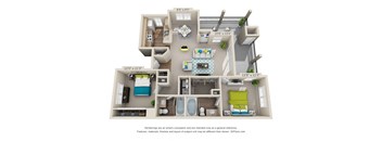 a house plan is shown in a floor plan drawing