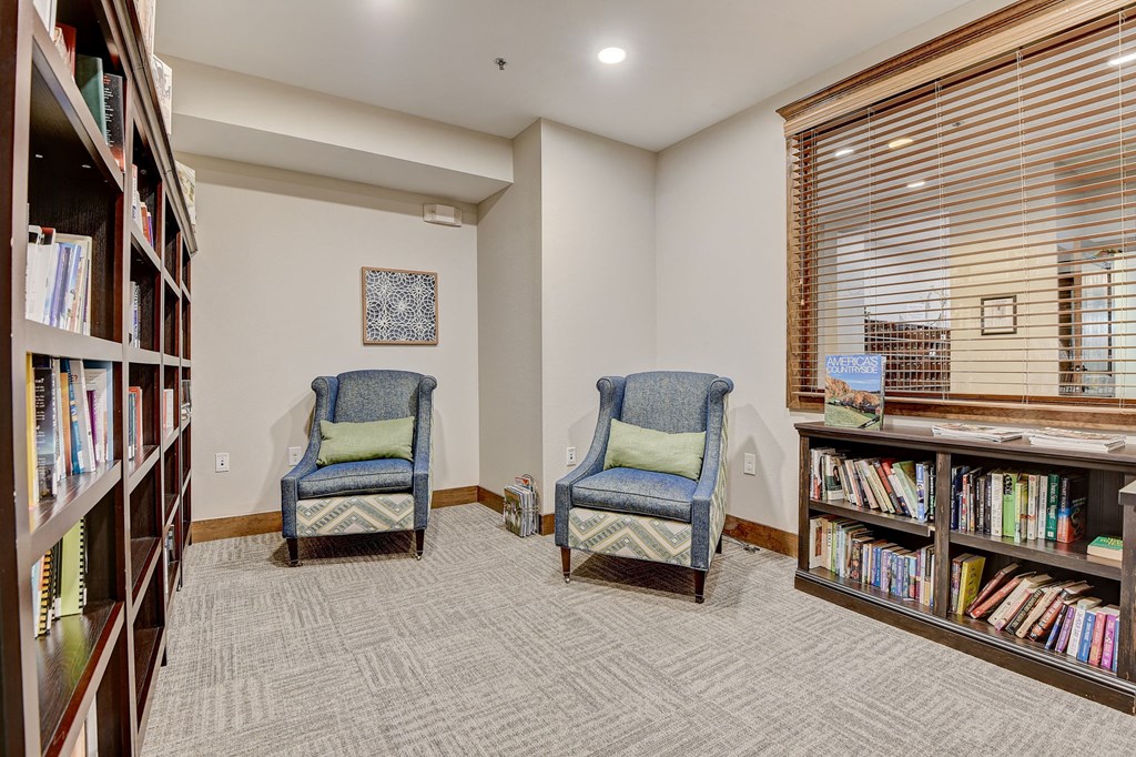 the library at the preserve