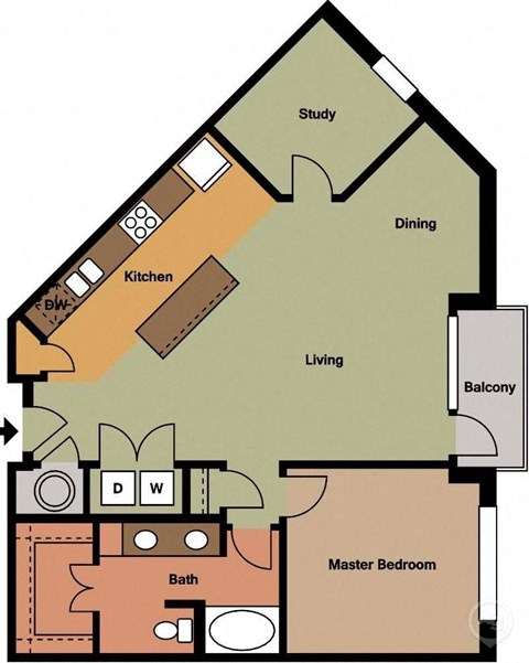 a diagram of a floor plan of a house