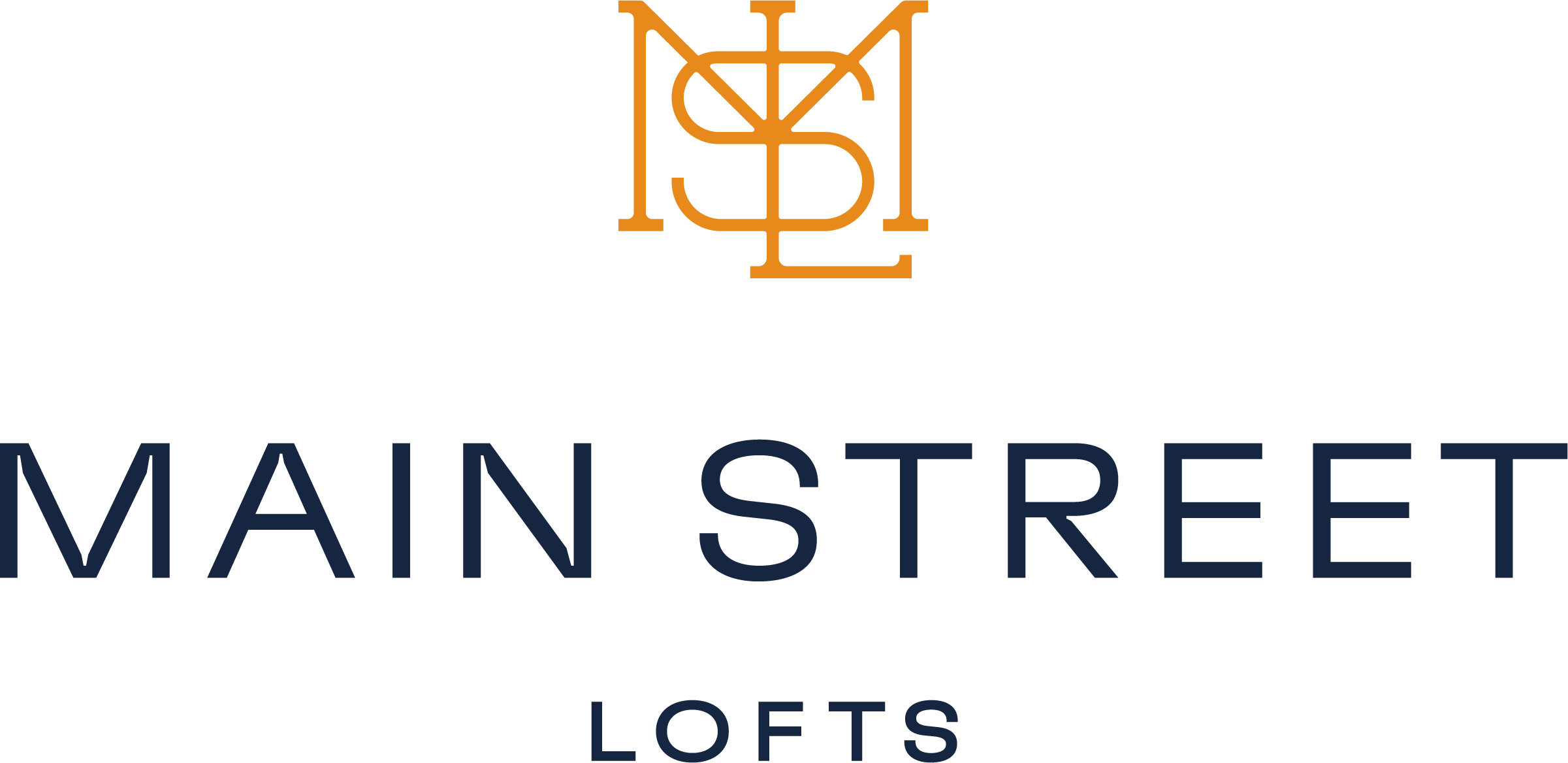 main street logos on a green background