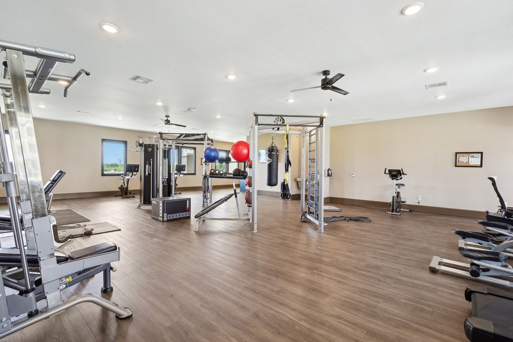the gym at the preserve at green valley townhomes co