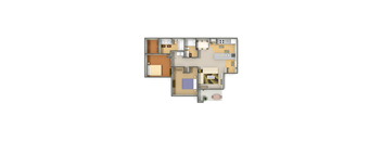 bedroom floor plan | the berkeley | apartment homes