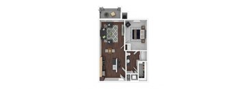 a floor plan of a two bedroom apartment