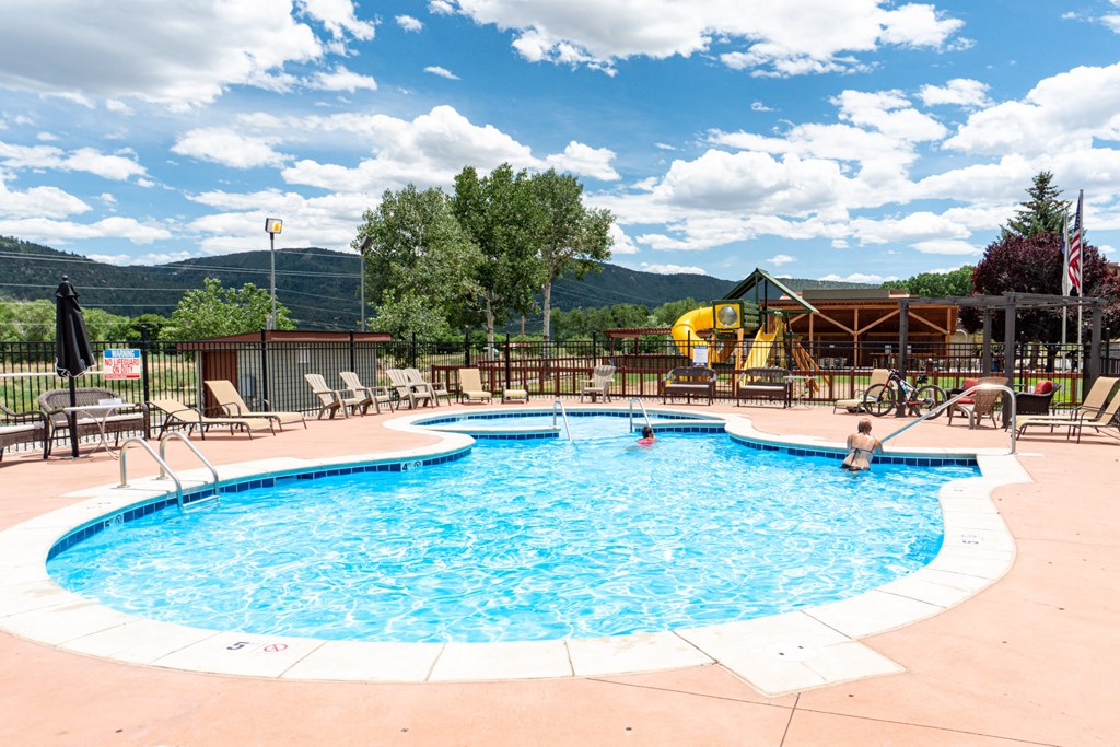 take a dip in our resort style pool